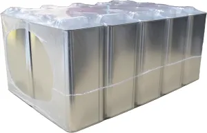 | 1 Gallon F-Style Metal Can | Metal Can | Reusable Metal Can with 1.75" Delta Opening | Reusable Metal Can | Dimensions: 6.5" L x 4.1" W x 10" H | Case of 10