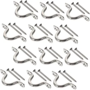1 Set Kayak Door Knob Door Handle Stainless Pad Eye Straps Marine Boat Hardware Pad Eye Straps for Boats