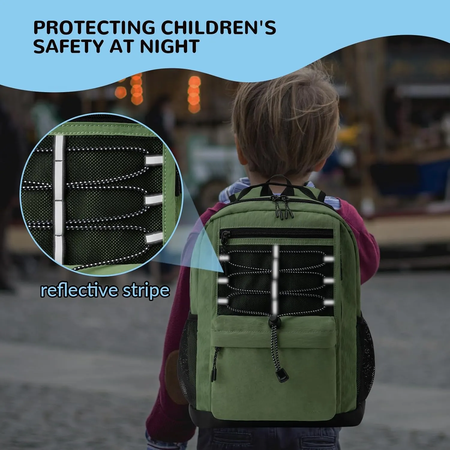 10L Small Size Casual Backpack for Kids Girls Boys Ages 3-9, Mini Waterproof Outdoor Sport Travel Hiking Camping Daypack (Khaki)