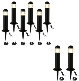 12V Low Voltage Landscape Pathway Lights, 8 Pack