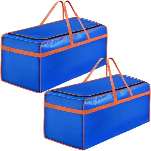 150L Moving Bags Heavy Duty Extra Large Duffel Bags, Moving Supplies Plastic Moving Boxes Storage Bags with Zipper, Moving Totes for Storage Packing Bags for Moving, Traveling, Sports, Camping, 2Pack