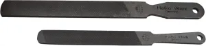 1844 Helko Werk Germany Dual Sided Axe Sharpening File - Axe Sharpener Metal File single-cut and cross-cut hand file (Compact   Heavy Set)