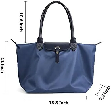 18.8 Inch Womens Handbag Waterproof Satchel Purse Handbag, Tote Bag for Women