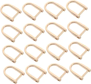 20pcs Horseshoe Buckle Hardware for Luggage Zinc Alloy Slide Buckles Swivel Hooks Travel Bag Latch Diy Sewing Accessories Modern Design