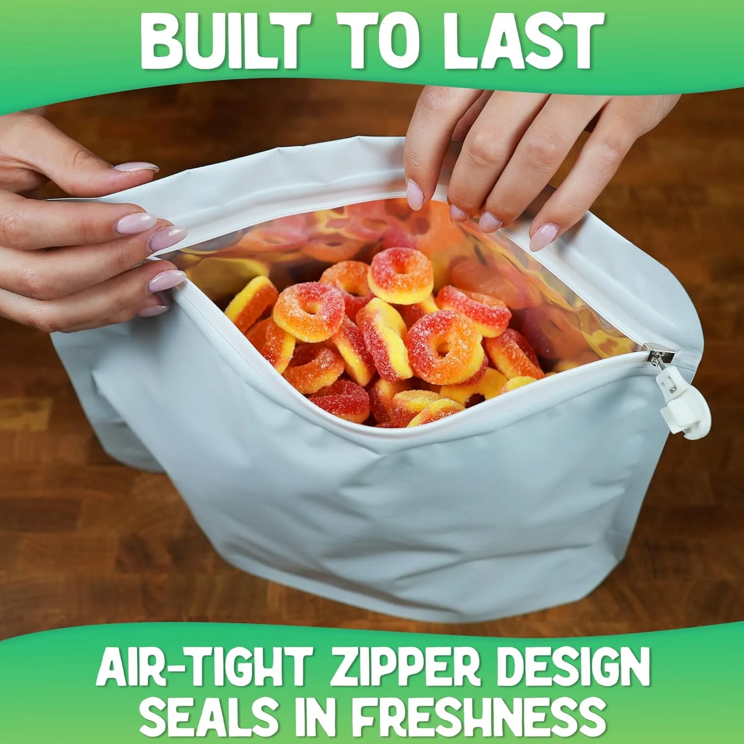 250 Count Exit Bags Measuring 12x9x3 - Premium Squeeze to Open Resealable White Zip-Locking Exit Bag - Airtight Pouch Giant Ziplock Bags for Storage The Exit Ziplock Mylar Pouch