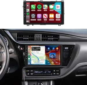 2G 64G Android 13 Radio for Toyota Corolla 2017 2018 2019 Car Stereo with Wireless Carplay Android Auto,5.0 Bluetooth,Build-in DSP EQ,9inch HD IPS Touch Screen,GPS,FM/RDS WiFi IP69K AHD Backup Camera