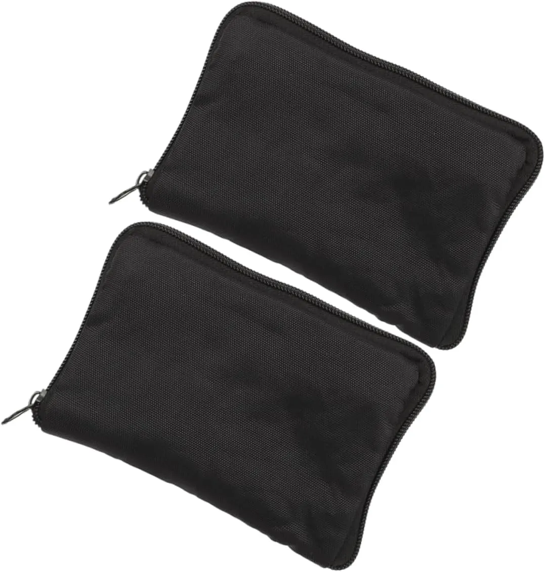 2pcs Medical Travel Case Protective Storage Bag for Oxygen Devices Sturdy with Easy Access Zipper Organizer for Health Instruments