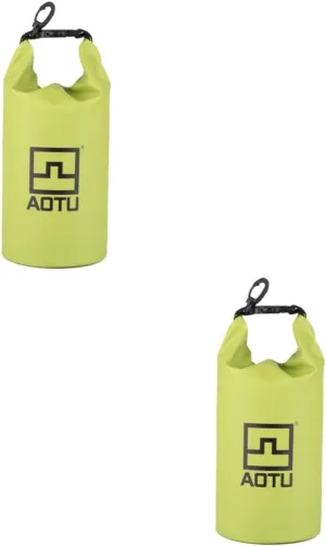 2pcs Outdoor Waterproof Bag Duffle Bag Backpack Kayaking Bag Athletic Backpack Duffel Bag Backpack Surfing Bag Water Floating Bag Outdoor Products Backpack Cell Phone Supplies