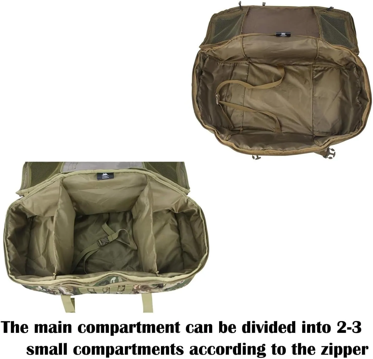 3 In 1 Tactical 30L Military Backpack Travel Duffle Bag for Weekender Gym Workout Deployment