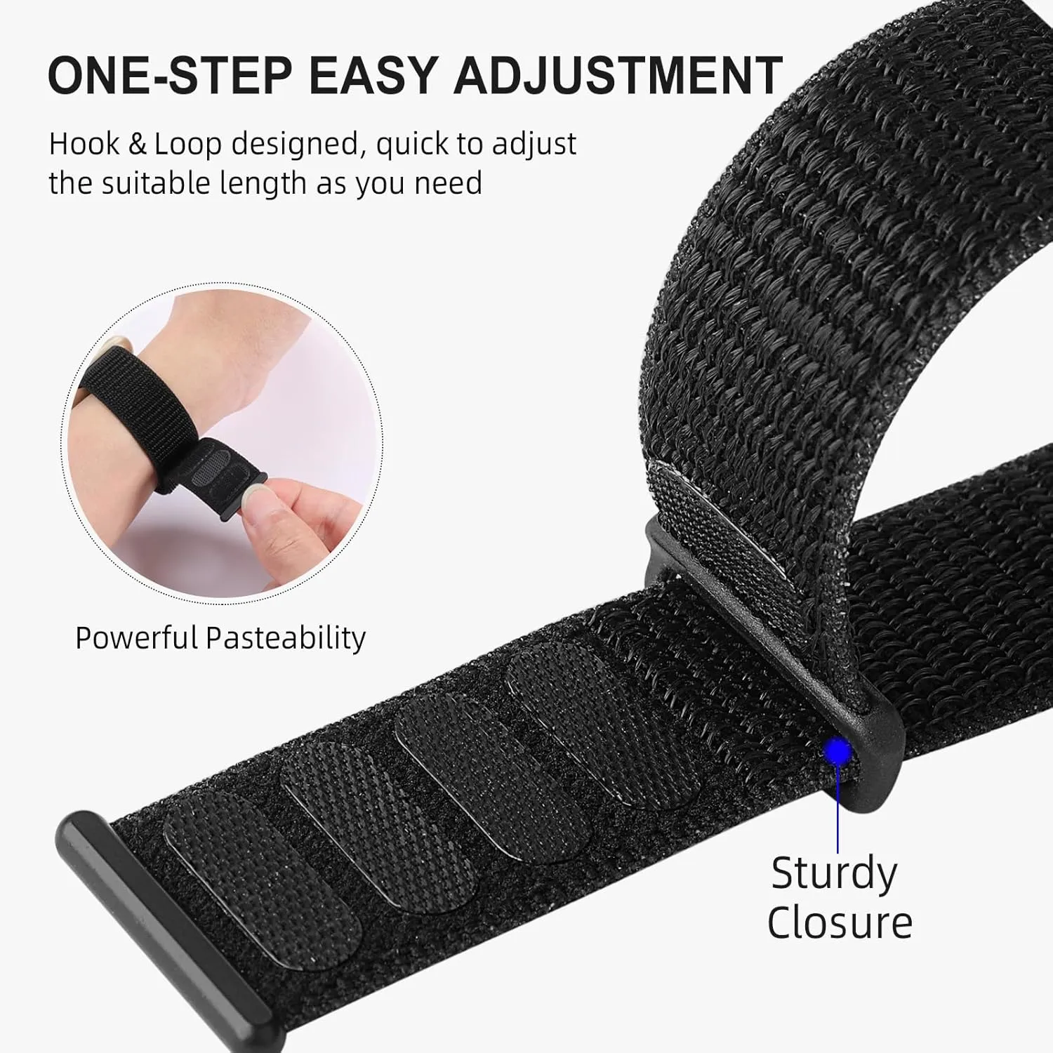 3 Pack Band Compatible with Apple Watch Band 38mm 40mm 41mm 42mm 44mm 45mm 46mm 49mm Women Men, Breathable Braided Woven Fabric Nylon Sport Loop Strap for iWatch SE Ultra Series 10 9 8 7 6 5 4 3 2 1