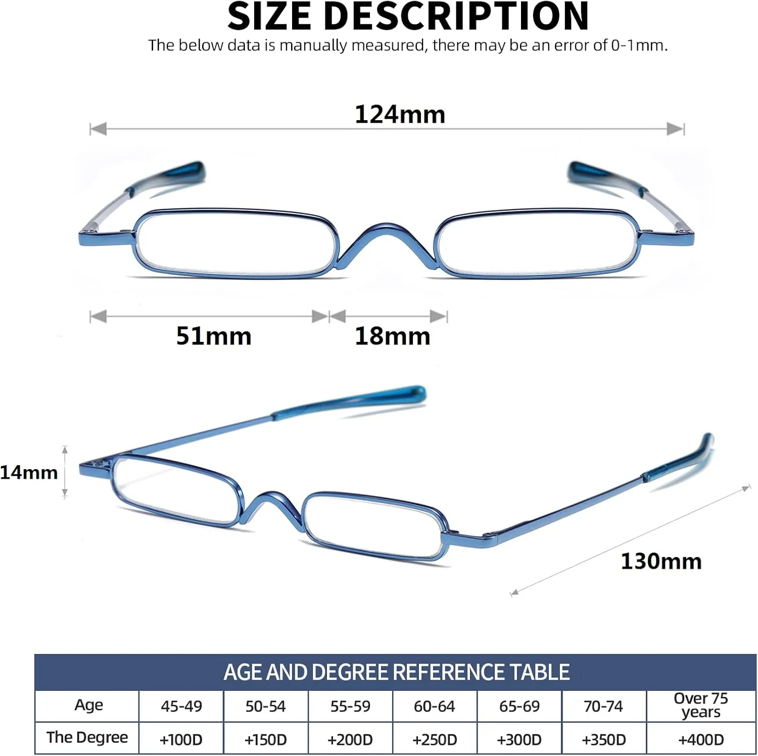 4 Pack Mini Slim Pen Reading Glasses - Compact Readers with Pen Clip Case Spring Hinge Metal Frame Eyeglasses (Two Black, Two Gunmetal,  2.25)