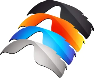 4 Pieces of Polarized Lenses Replacement Compatible with Oakley RadarLock Path Vented OO9181 Sunglasses - Combo Pack