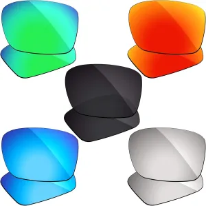 5 Pairs of Polarized Lenses Replacement Compatible with Oakley Jupiter Squared OO9135 Sunglasses - Combo Pack
