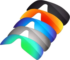 5 Pieces of Polarized Lenses Replacement Compatible with Oakley Batwolf OO9101 Sunglasses - Combo Pack