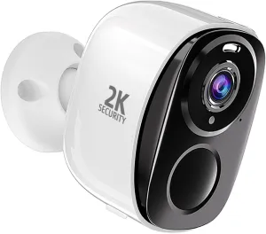 5G/2.4G Wifi Security Cameras Wireless Outdoor , 2K Battery Powered WiFi Cameras with AI Motion Detection Spotlight Siren,Color Night Vision, 2-Way Talk, Waterproof, Cloud/SD Storage, Works w/Alexa