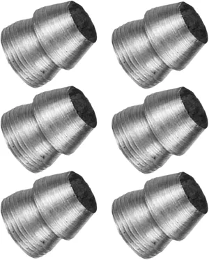 6pcs Iron Wedge for Hammer Handle Axe Installation Supplies Sturdy Tapered Wedges for Tool Reinforcement Durable and Easy to Install Gardening Accessories