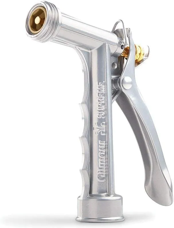 8 Pack - Gilmour Solid Metal Hose Spray Nozzle w/ Threaded Front - Garden Watering - 573TF