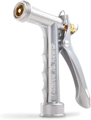 8 Pack - Gilmour Solid Metal Hose Spray Nozzle w/ Threaded Front - Garden Watering - 573TF