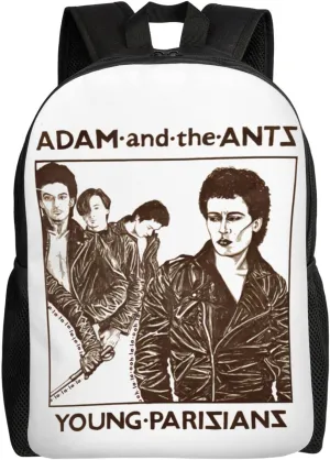 Adam And The Ants Band Backpack Lightweight Backpacks Unisex Rucksack Fashion Casual Travel Bags