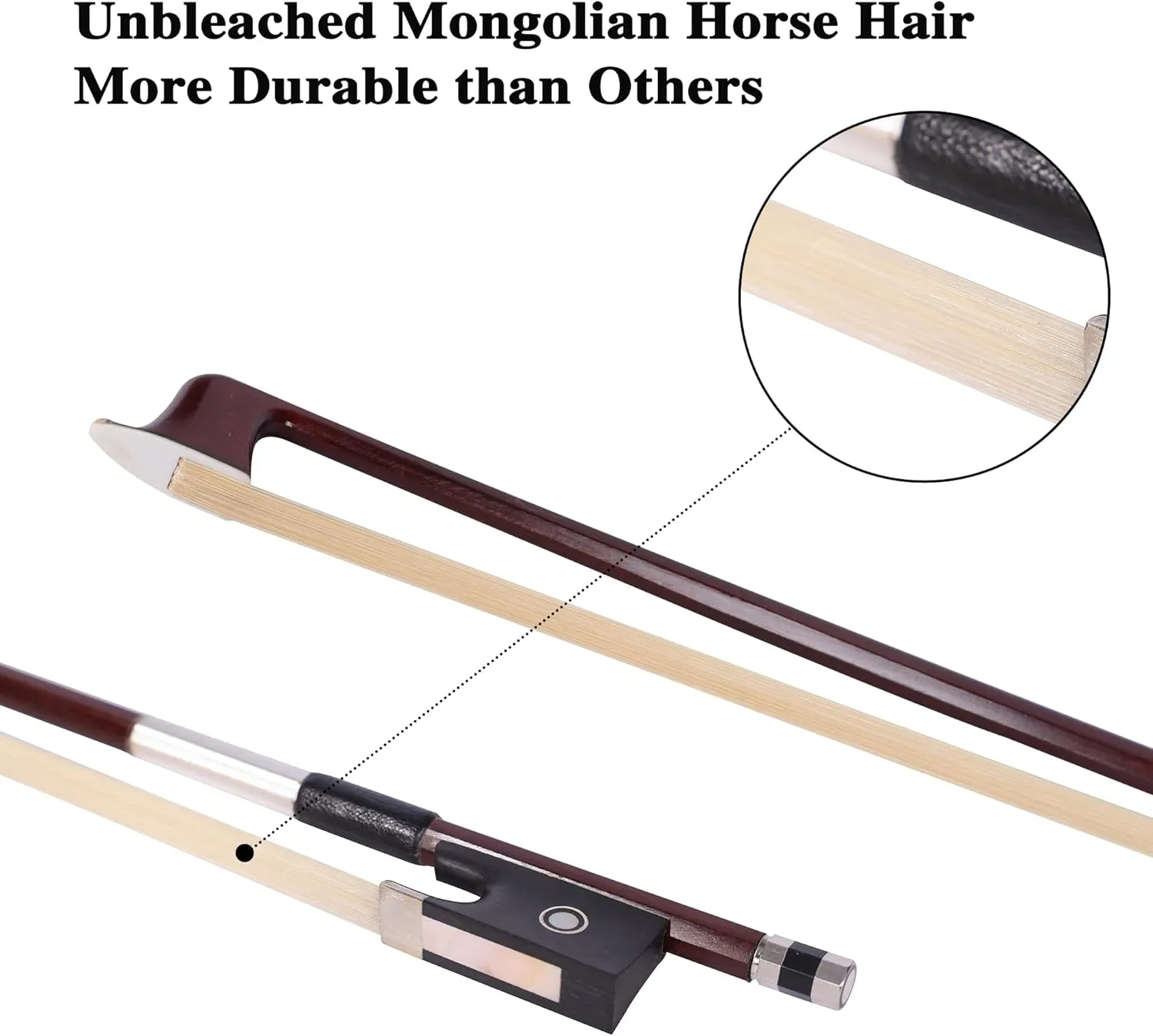 ADM Acoustic Violin for Kids Beginners, 4/4 Full Size Violin Set Solid Wood Ebony for Teens Students Starter Kit with Hard Case, Rosin, Shoulder Rest, Bow, Music Stand, Violin Stand and Strings,Brown