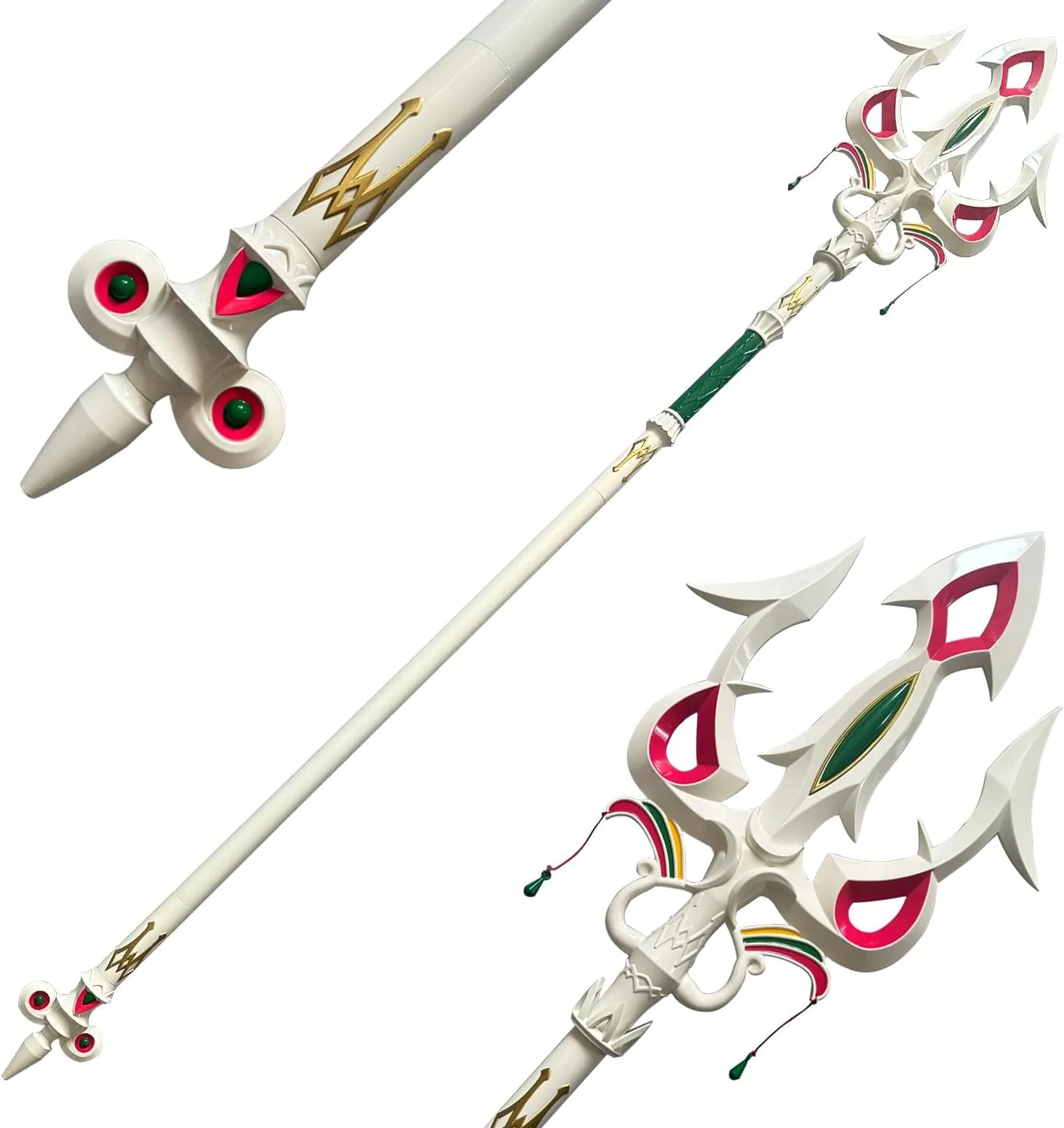 Adult Role Play Prop Lightscale Trident Weapon Metal Edition 82 inch