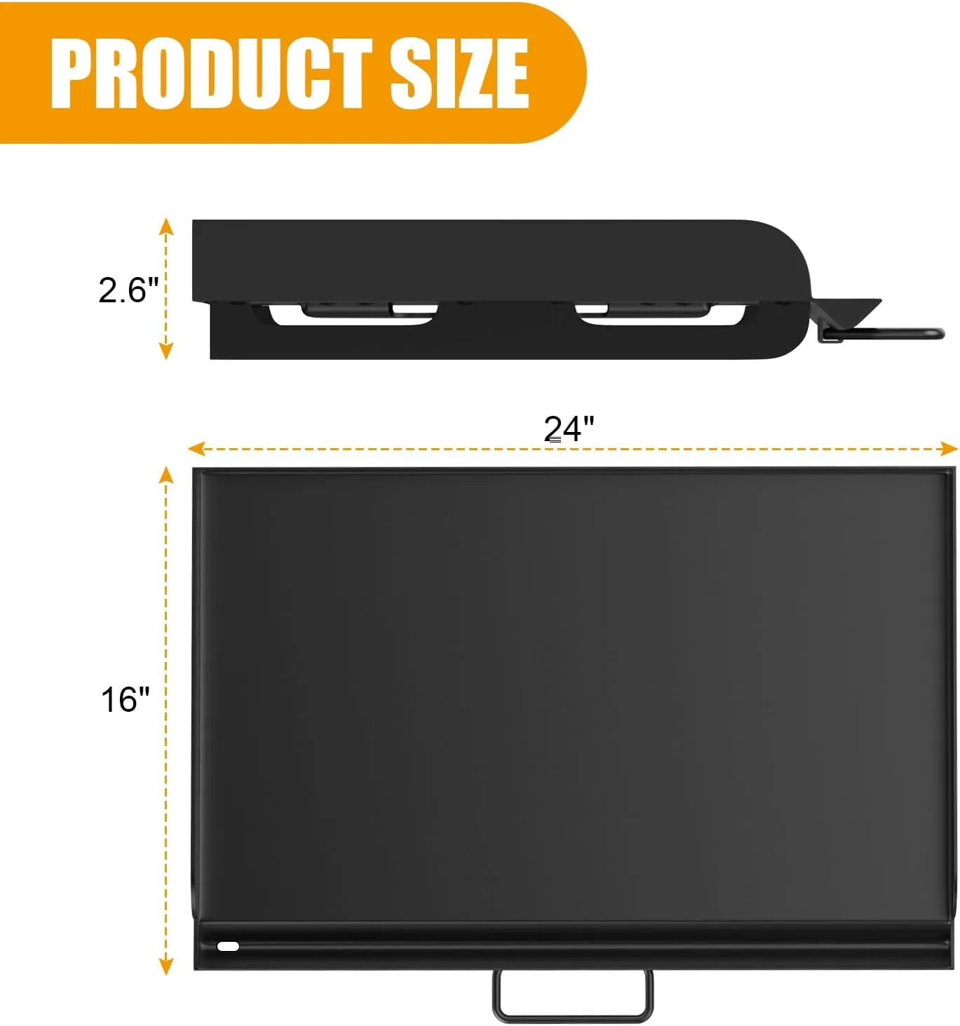 AJinTeby 16" x 24" Flat Top Griddle for Camp Chef Stove, 16 inch 2 Burner Fry Griddle Top for Camp Chef Tahoe, Expedition 3X, Big Gas Grill 16, Replacement for Camp Chef SG90 Griddle