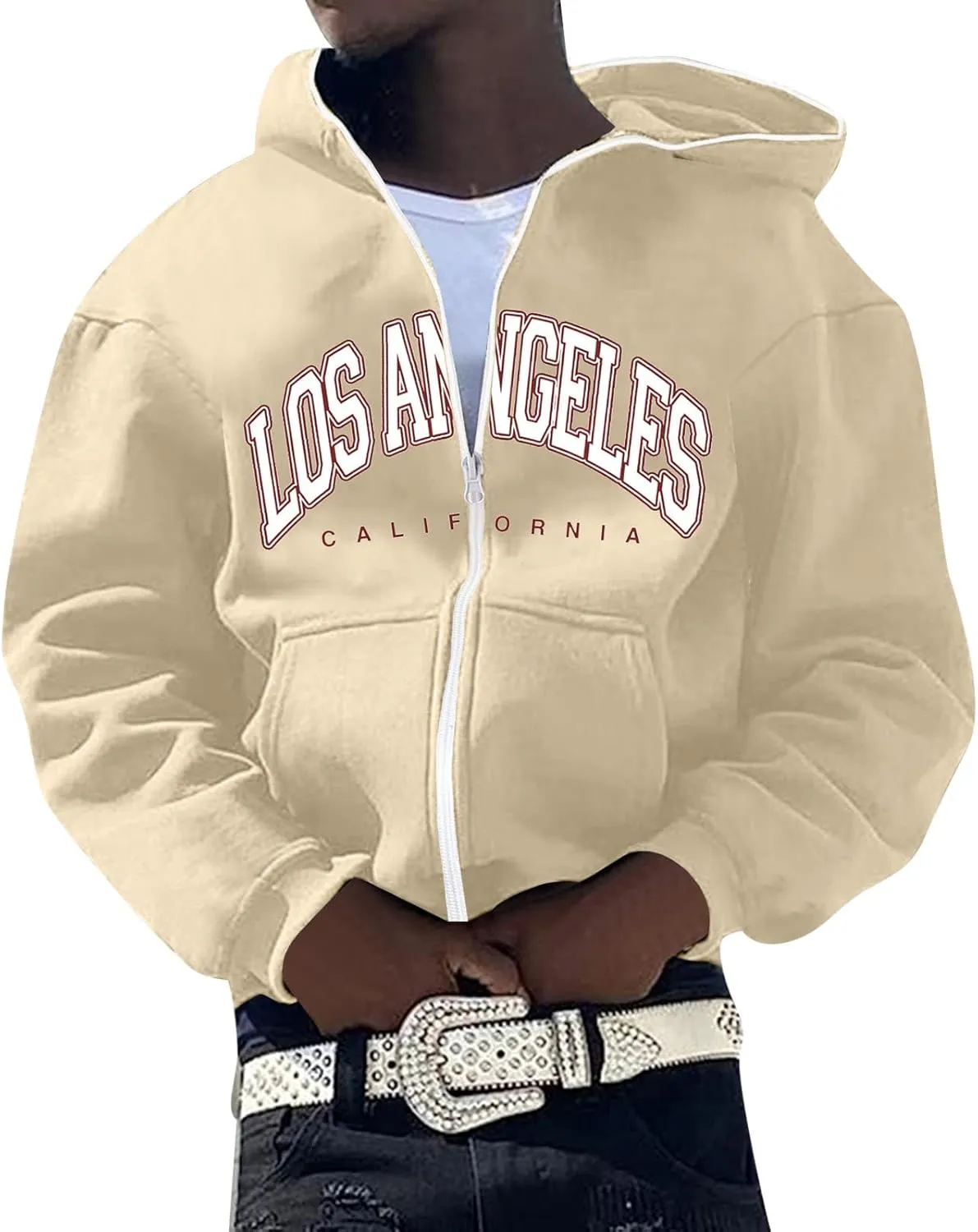 Alalaso Mens Hoodie Sweaters Cotton Long Sleeve Midweight Jersey with Hood Print Graphic Loose Fit Stylish Pullover