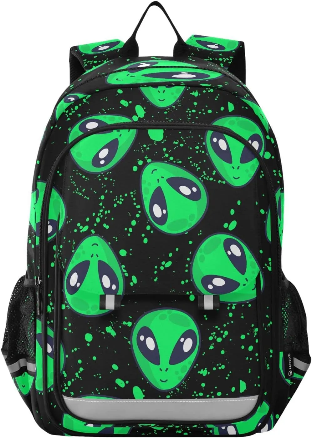 ALAZA Alien Space Doodle Fun Laptop Backpack Purse for Women Men Travel Bag Casual Daypack with Compartment & Multiple Pockets