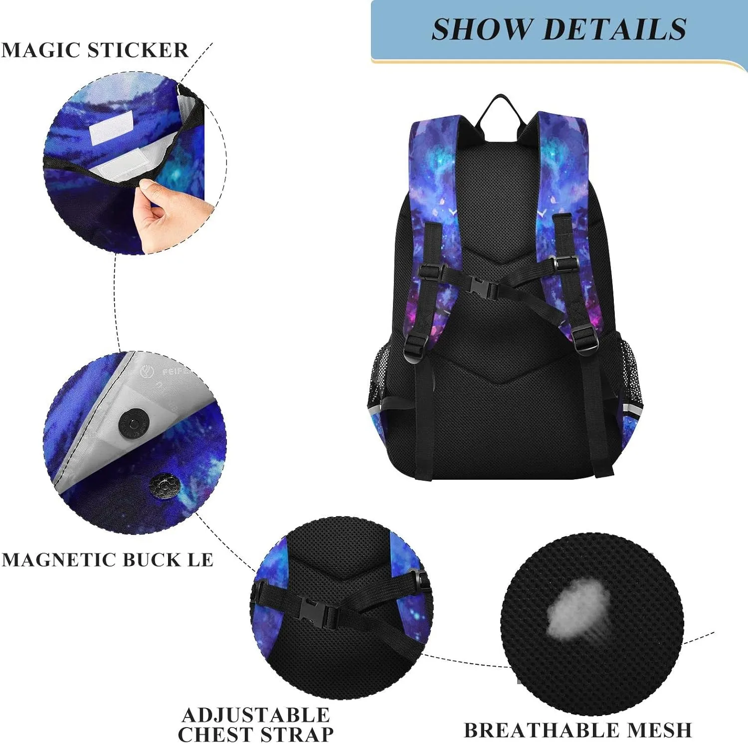 ALAZA Dragon in Forest Laptop Backpack Purse for Women Men Travel Bag Casual Daypack with Compartment & Multiple Pockets