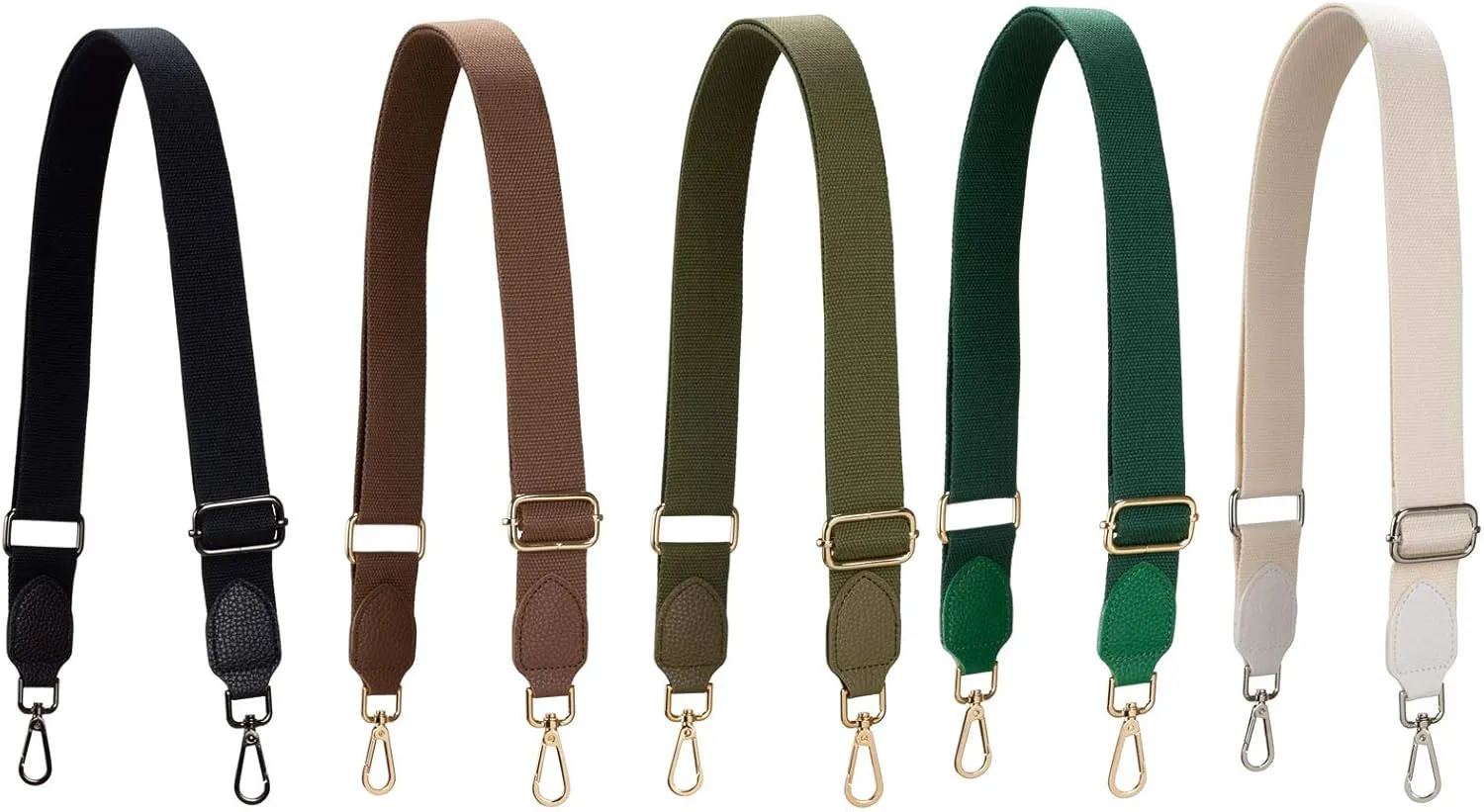 Allzedream Purse Straps Replacement Crossbody Bags Handbag Wide Canvas Leather Adjustable