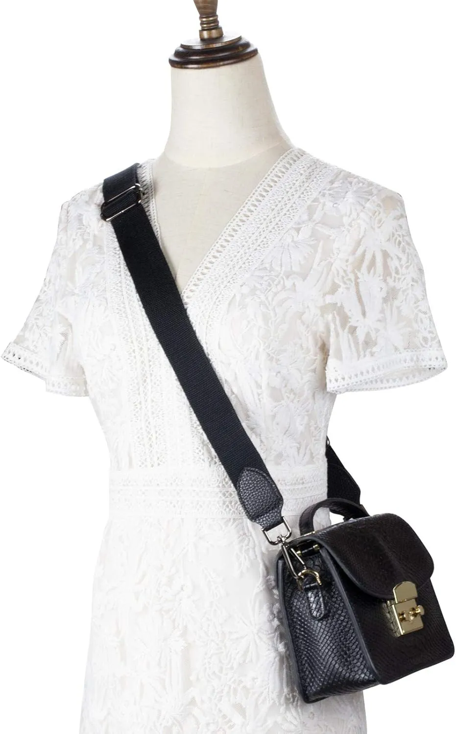 Allzedream Purse Straps Replacement Crossbody Bags Handbag Wide Canvas Leather Adjustable