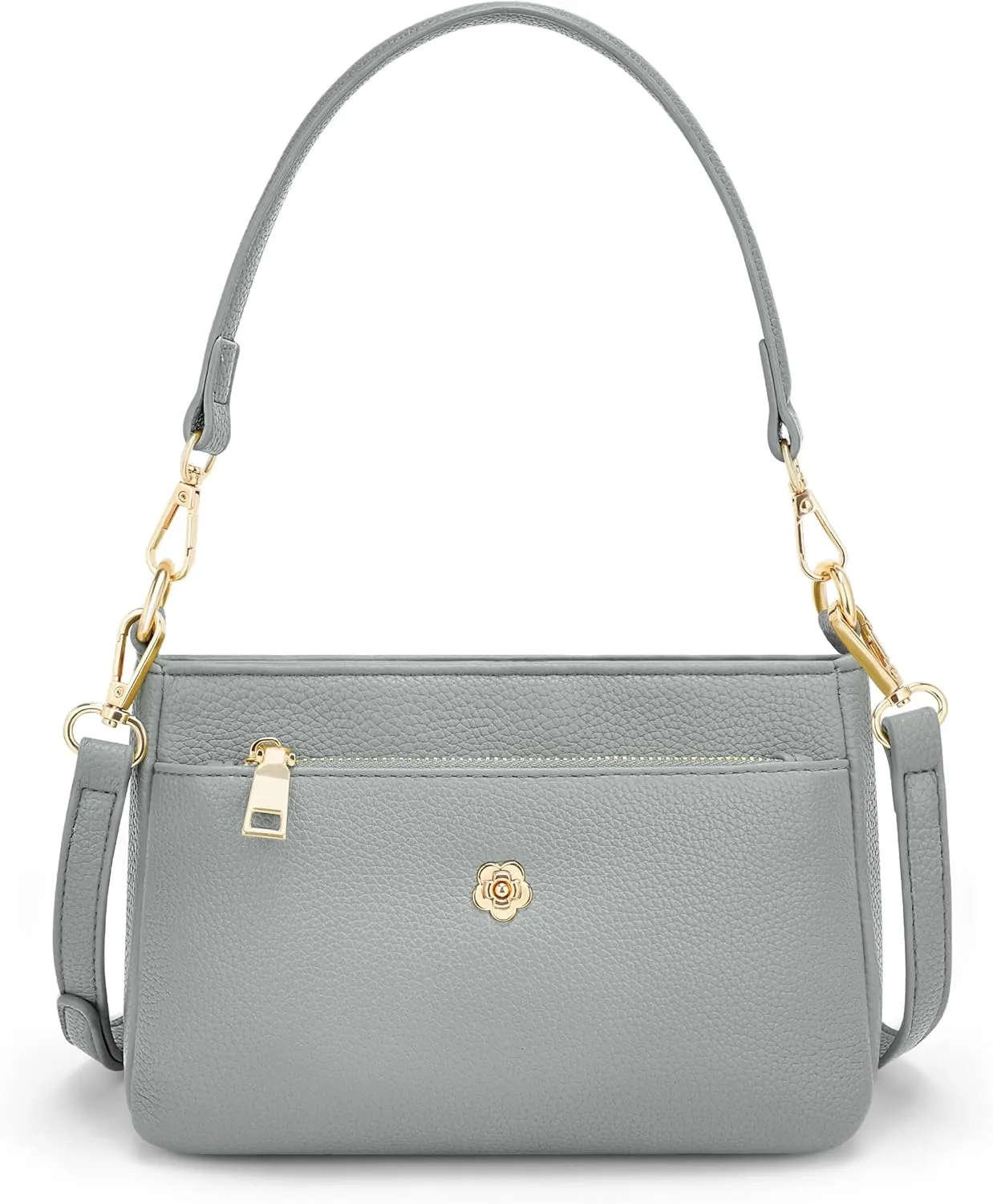 ALYSSA Crossbody Bags for Women, PU Leather Women's Shoulder Handbag Ladies Top-Handle Bag Satchel Purse