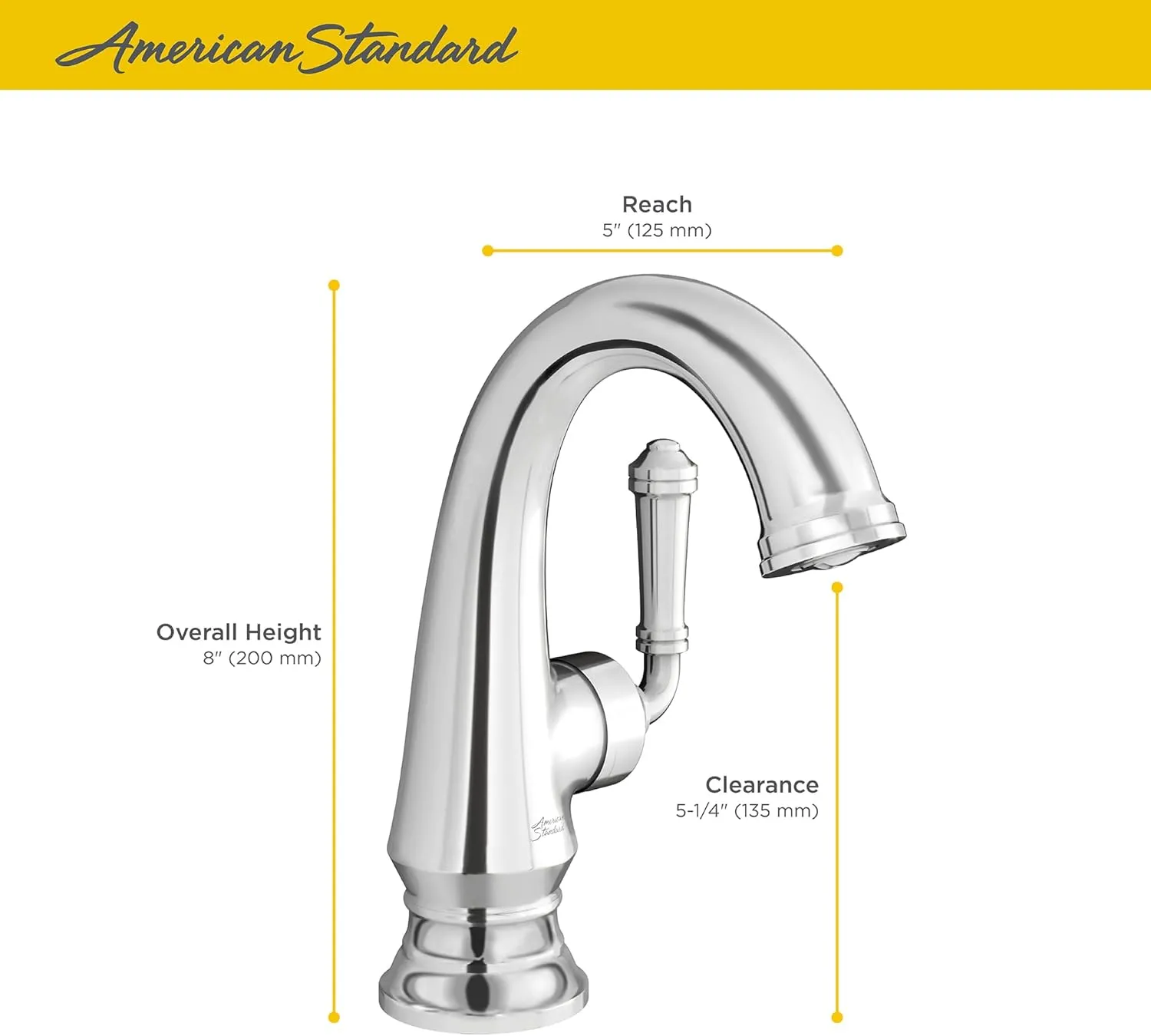 American Standard 7052121.295, Delancey Single Hole Single-Handle Bathroom Faucet 1.2 GPM, Brushed Nickel