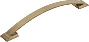 Amerock | Appliance Pull | Golden Champagne | 8 inch (203 mm) Center to Center | Candler | 1 Pack | Drawer Pull | Drawer Handle | Cabinet Hardware