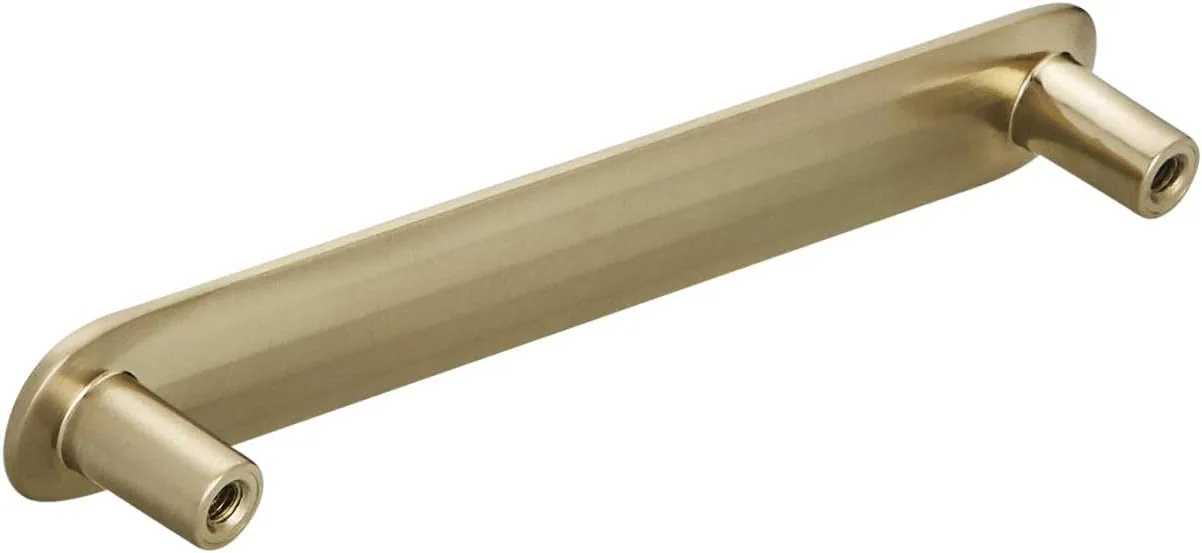 Amerock | Cabinet Pull | Golden Champagne | 5-1/16 inch (128 mm) Center to Center | Concentric | 1 Pack | Drawer Pull | Drawer Handle | Cabinet Hardware