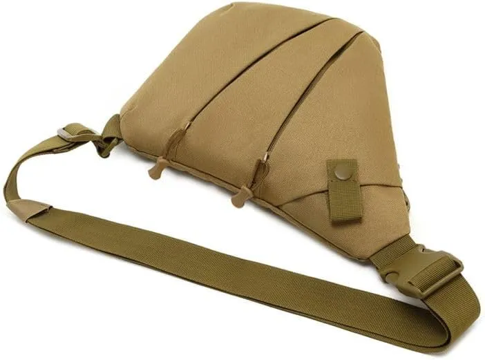 Anti Theft Crossbody Bag,Sling Bag for Women Men,Multi-pocket Chest Shoulder Bag for Travel, Sport, Work, Fishing