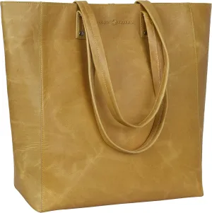 ANTONIO VALERIA Ava Leather Tote/Top Handle Shoulder Bag for Women