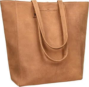 ANTONIO VALERIA Ava Leather Tote/Top Handle Shoulder Bag for Women