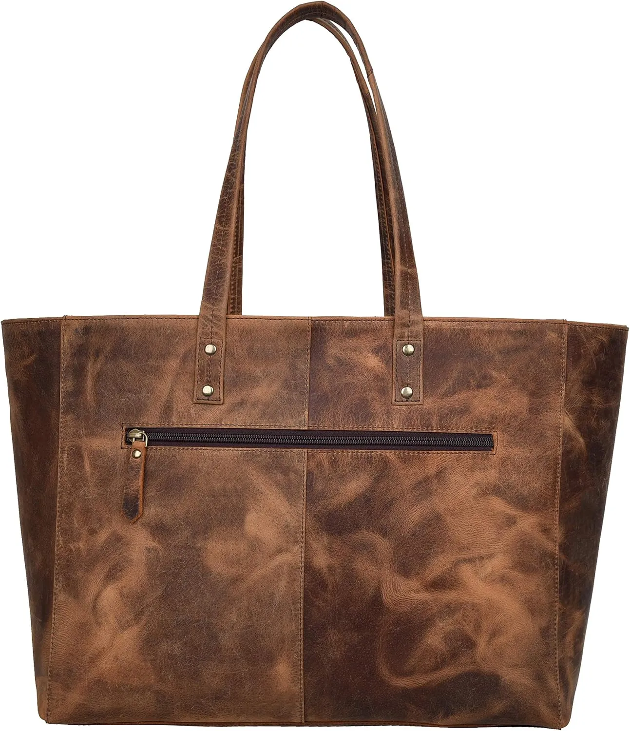 ANTONIO VALERIA Avery Leather Tote/Top Handle Shoulder Bag for Women