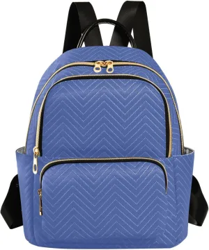 Aqua Backpack Purse for Women Ladies Shoulder Book Bag with Anti-theft Back for Women Travel M