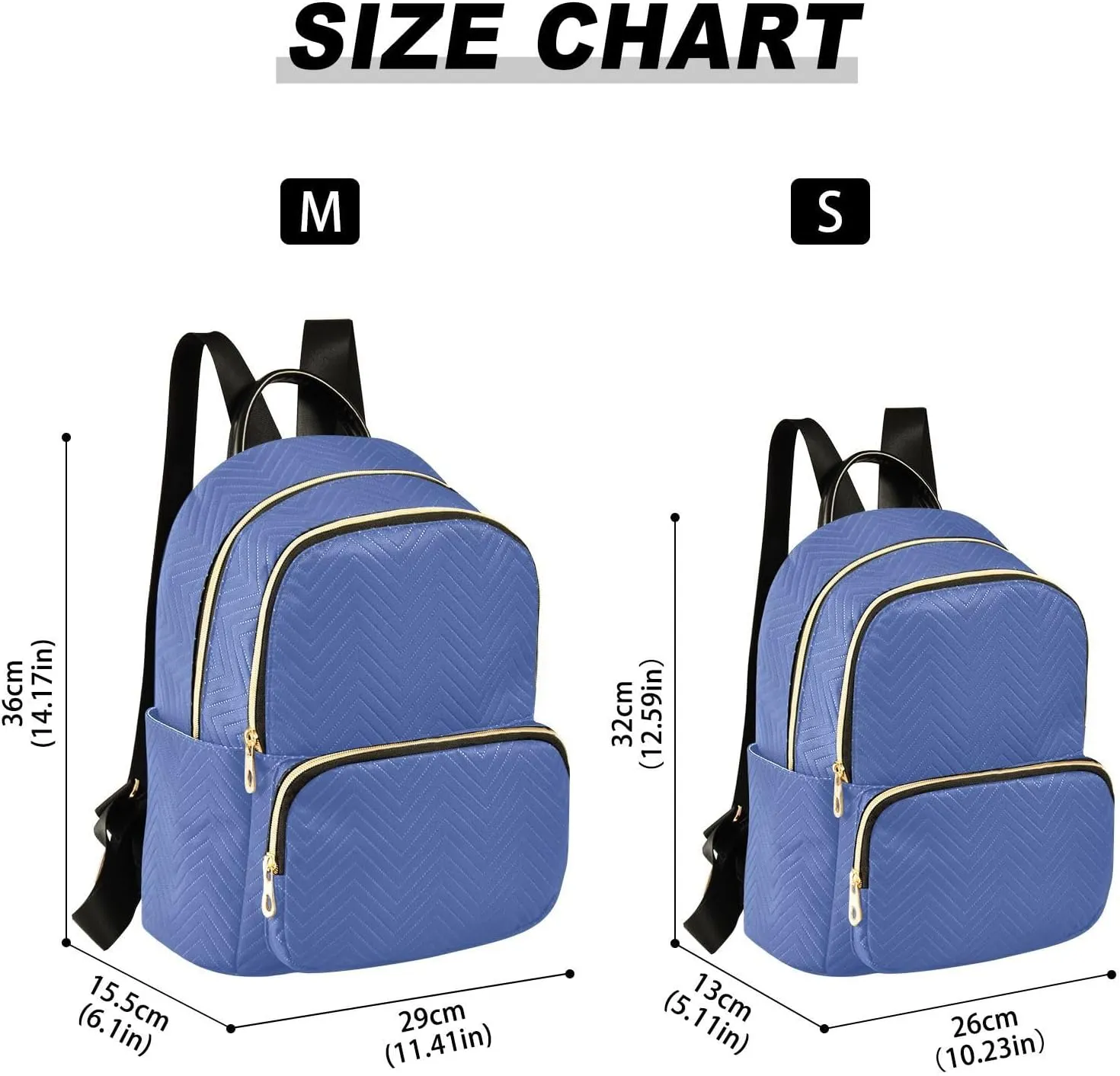 Aqua Backpack Purse for Women Ladies Shoulder Book Bag with Anti-theft Back for Women Travel M