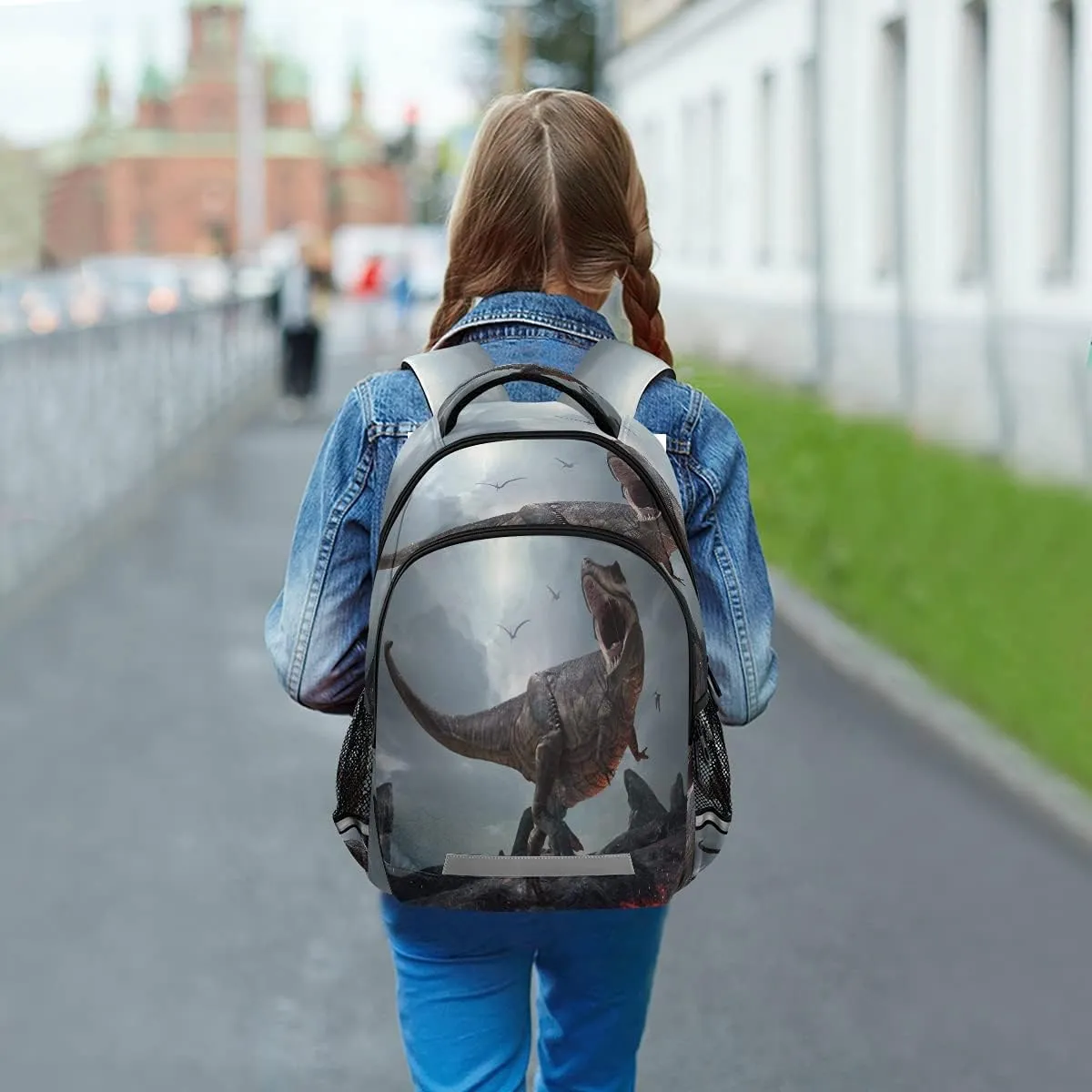 Backpack Bookbag 3D T-Rex Dinosaur School Bag Travel Bag for Girls Boys Teen
