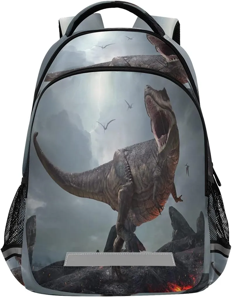 Backpack Bookbag 3D T-Rex Dinosaur School Bag Travel Bag for Girls Boys Teen