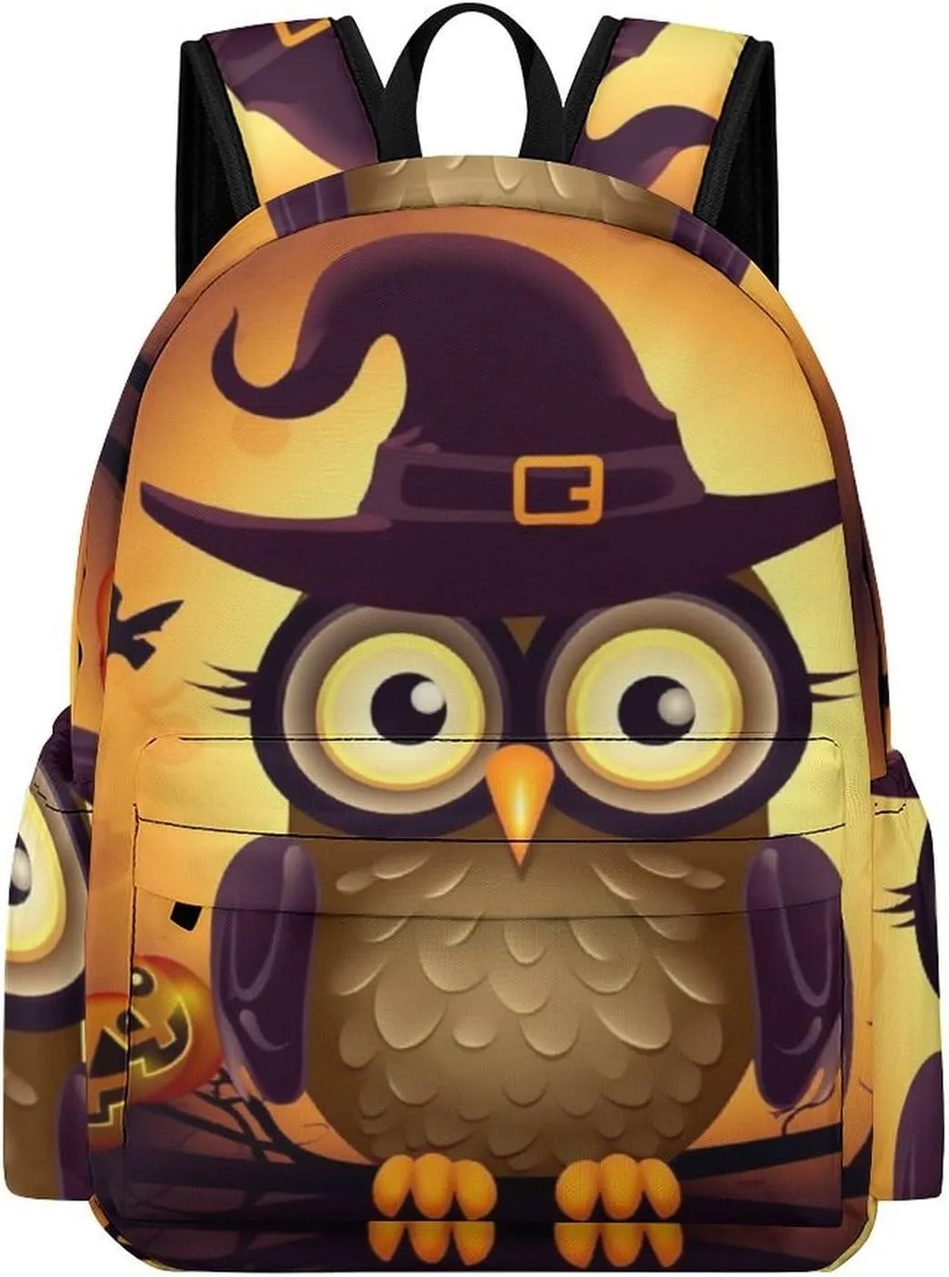 Backpack for Men Women Daypack Waterproof Halloween Cute Owl Computer Bag Business Work Bag for Travel