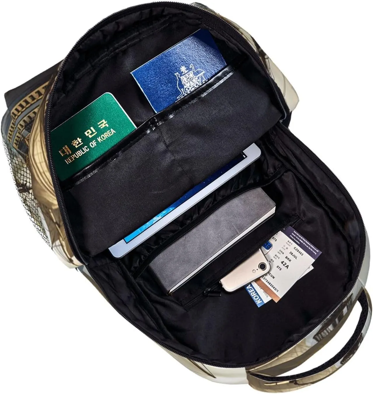 Backpack Travel Laptop Backpack for Men Women Lightweight Rucksack Age of Discovery Ship Casual Daypack