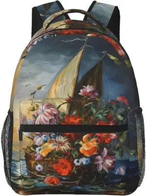 Backpack Travel Laptop Backpack for Men Women Lightweight Rucksack Artwork Casual Daypack