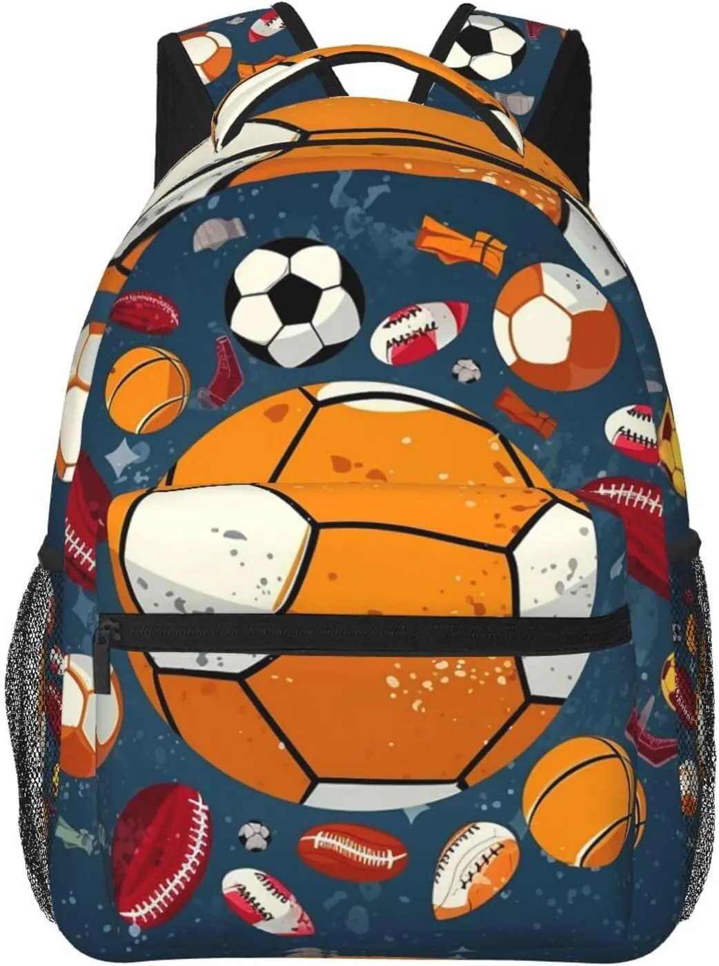 Backpack Travel Laptop Backpack for Men Women Lightweight Rucksack Sports Ball Design Casual Daypack