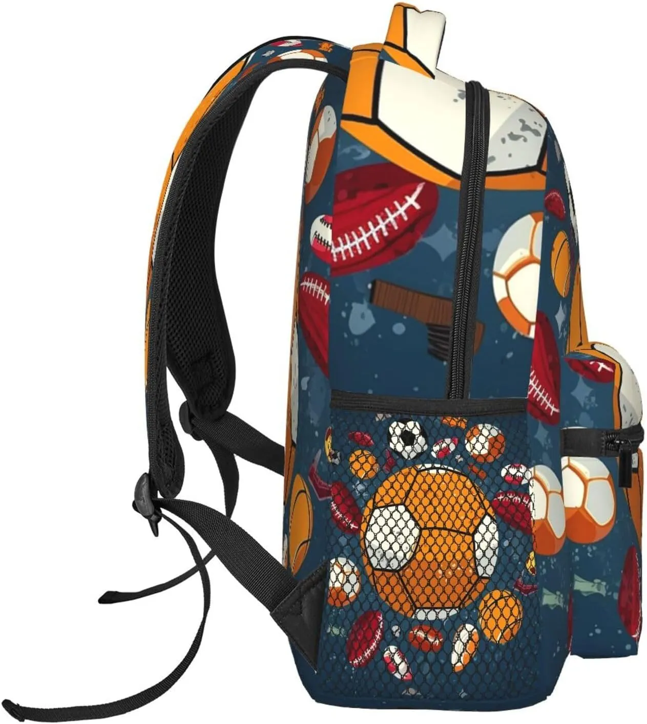 Backpack Travel Laptop Backpack for Men Women Lightweight Rucksack Sports Ball Design Casual Daypack