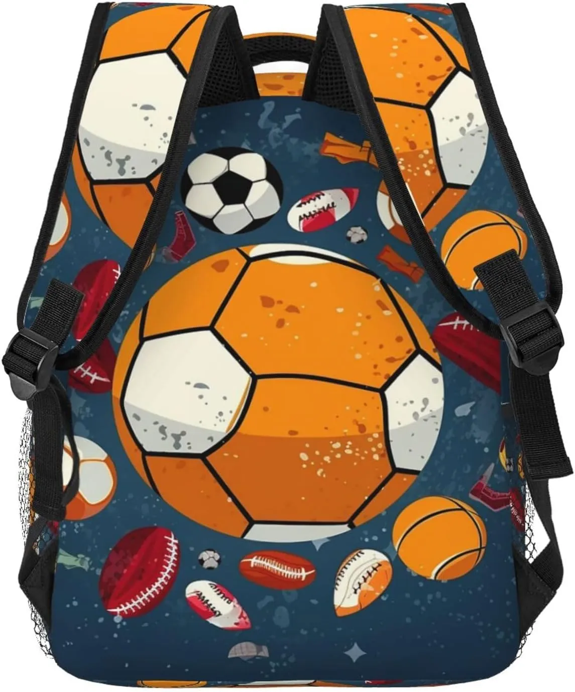 Backpack Travel Laptop Backpack for Men Women Lightweight Rucksack Sports Ball Design Casual Daypack