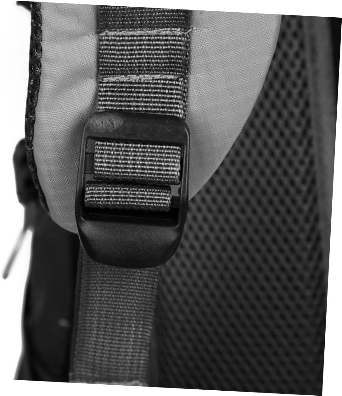 Backpack Waterproof Waterproof Shoulder Bag for Outdoor Rucksack Hiking Camping Reflective Strips Whistle Comfortable Padding Black